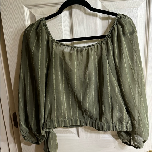 NWT, BCBG semi sheer top, size M - Picture 2 of 7